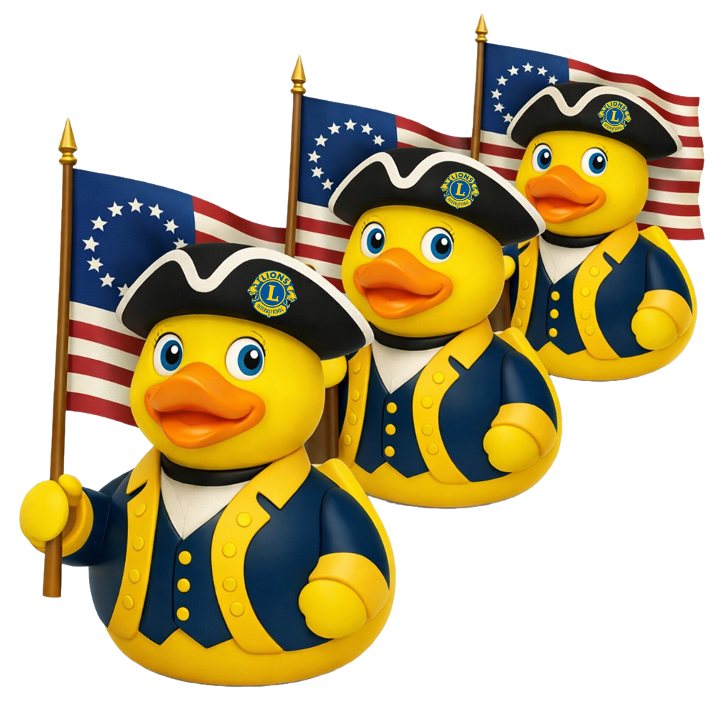 Colonial soldier rubber duck