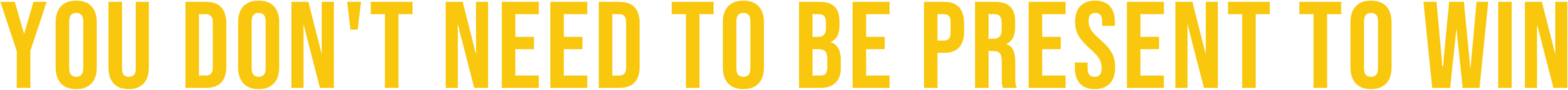 You don't need to be present to win