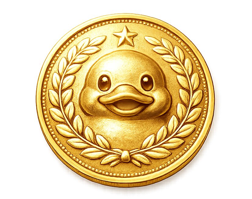Gold Sponsor medal